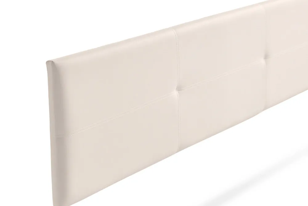 Tête de Lit Tapisée ALMA Simili cuir 145x50x5 cm - Beige ->Moonia Clearance