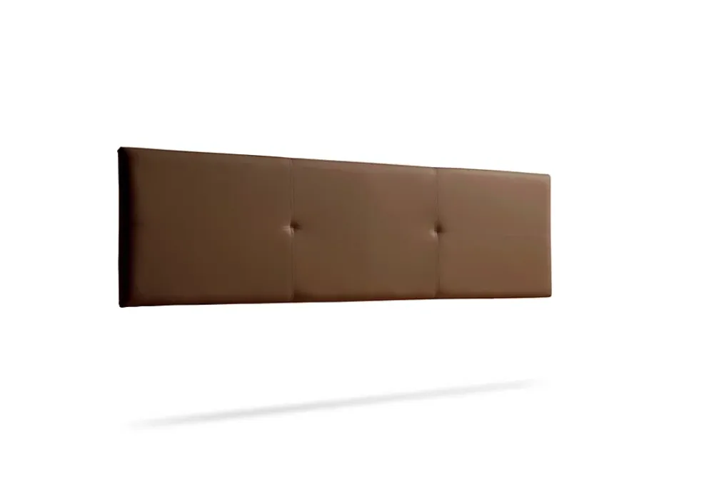 Moonia Tête de Lit Tapisée ALMA Simili cuir 115x50x5 cm - Marron -* Tête De Lit