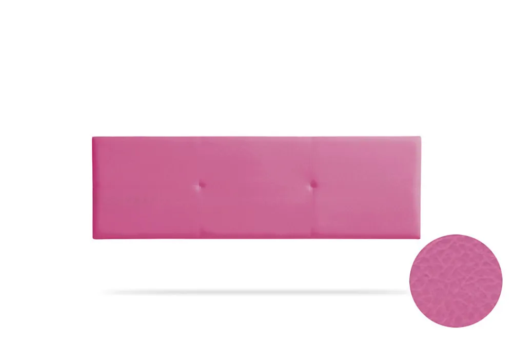 Tête de Lit Tapisée ALMA Simili cuir 145x50x5 cm - Rose ->Moonia Best