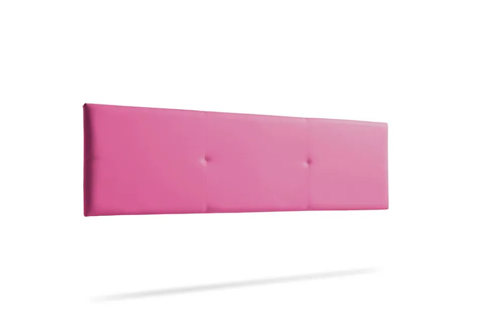 Tête de Lit Tapisée ALMA Simili cuir 145x50x5 cm - Rose ->Moonia Best