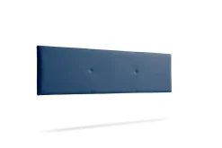 Moonia Tête de Lit Tapisée ALMA Simili cuir 145x50x5 cm - Bleu Foncé -* Tête De Lit