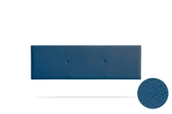 Moonia Tête de Lit Tapisée ALMA Simili cuir 145x50x5 cm - Bleu Foncé -* Tête De Lit