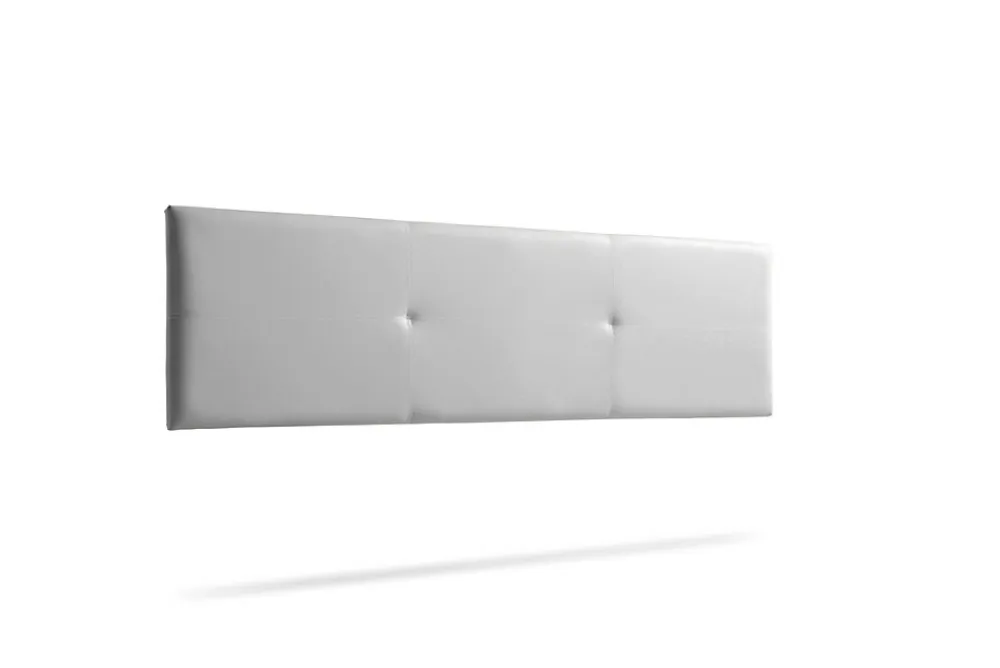 Tête de Lit Tapisée ALMA Simili cuir 145x50x5 cm - Argent ->Moonia New