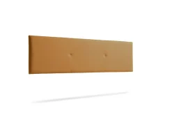 Tête de Lit Tapisée ALMA Simili cuir 115x50x5 cm - Marron Clair -><noscript><img width=