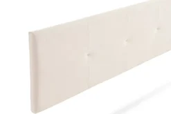 Moonia Tête de Lit Tapisée ALTEA Aqualine 130x50x5 cm - Beige -* Tête De Lit