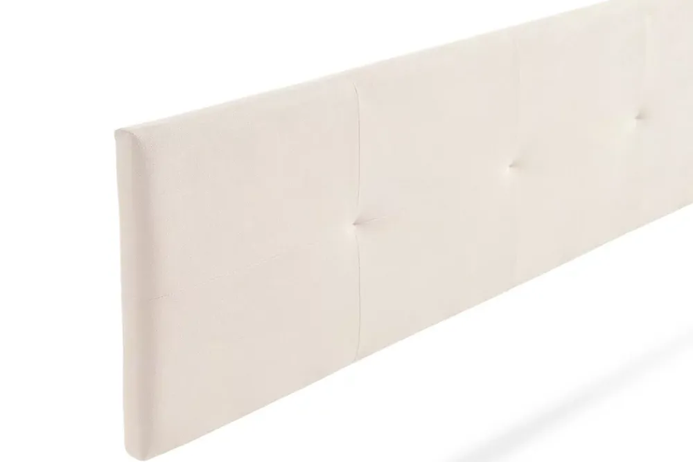 Moonia Tête de Lit Tapisée ALTEA Aqualine 130x50x5 cm - Beige -* Tête De Lit
