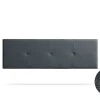 Tête de Lit Tapisée ALTEA Aqualine 115x50x5 cm - Gris Foncé ->Moonia New