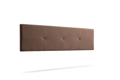 Tête de Lit Tapisée ALTEA Aqualine 115x50x5 cm - Chocolat -><noscript><img width=