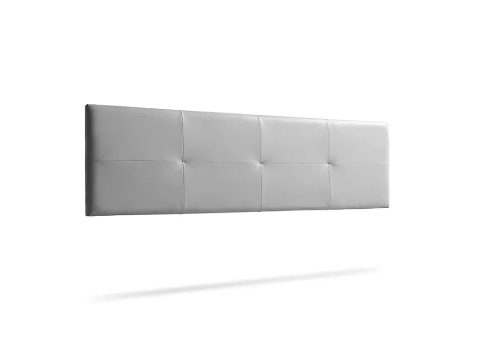 Moonia Tête de Lit Tapisée ALTEA Simili cuir 170x50x5 cm - Argent -* Tête De Lit