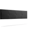 Moonia Tête de Lit Tapisée ALTEA Simili cuir 100x50x5 cm - Noir -* Tête De Lit