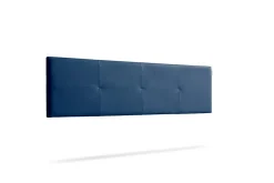 Moonia Tête de Lit Tapisée ALTEA Simili cuir 90x50x5 cm - Bleu Foncé -* Tête De Lit