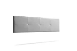Moonia Tête de Lit Tapisée ALTEA Simili cuir 145x50x5 cm - Argent -* Tête De Lit