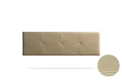Moonia Tête de Lit Tapisée ALTEA Simili cuir 115x50x5 cm - Or -* Tête De Lit