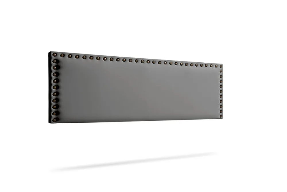 Tête de Lit Tapisée MODENA Simili cuir 115x55x8 cm - Gris Foncé ->Moonia Online