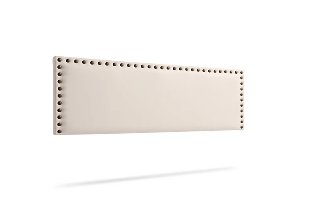 Tête de Lit Tapisée MODENA Simili cuir 100x55x8 cm - Beige ->Moonia Hot