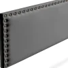 Moonia Tête de Lit Tapisée MODENA Simili cuir 130x55x8 cm - Gris Foncé -* Tête De Lit