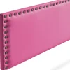 Moonia Tête de Lit Tapisée MODENA Simili cuir 100x55x8 cm - Rose -* Tête De Lit