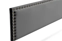 Moonia Tête de Lit Tapisée MODENA Simili cuir 160x55x8 cm - Gris Foncé -* Tête De Lit