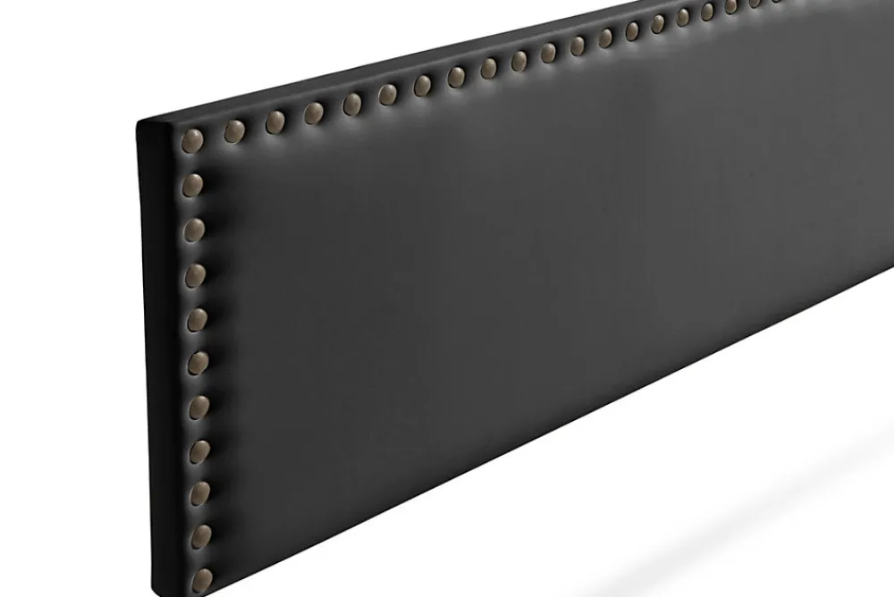 Tête de Lit Tapisée MODENA Simili cuir 115x55x8 cm - Noir ->Moonia Hot