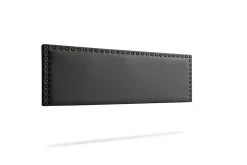 Tête de Lit Tapisée MODENA Simili cuir 100x55x8 cm - Noir -><noscript><img width=