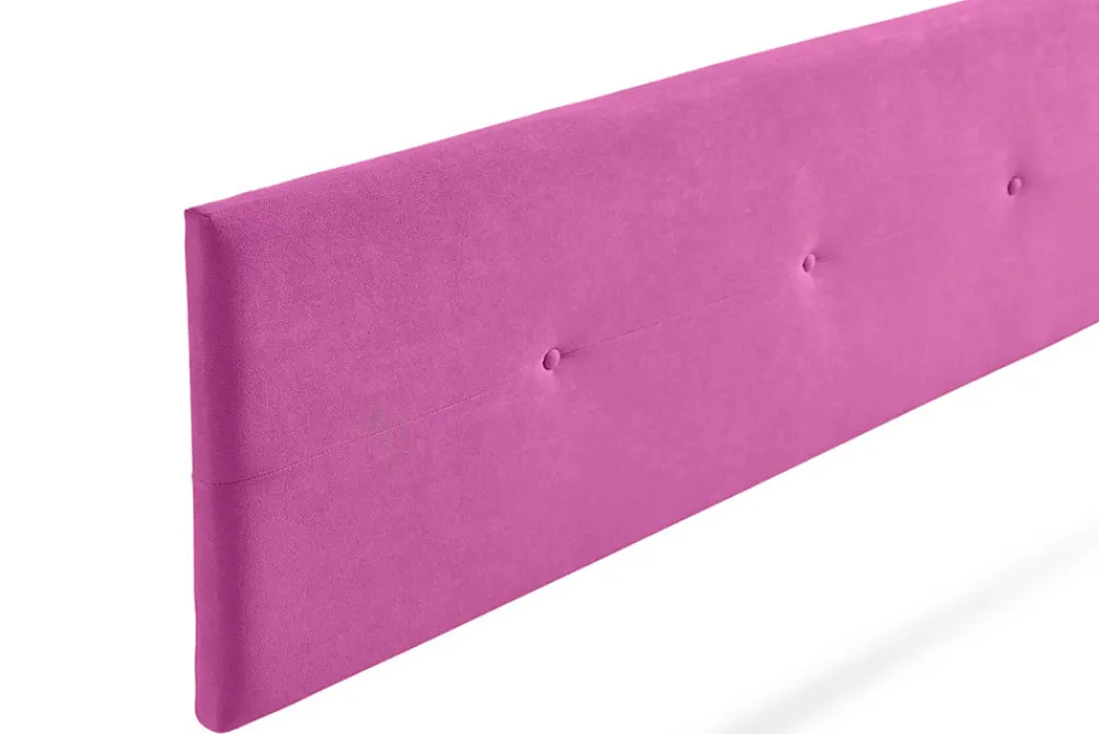 Tête de Lit Tapisée NAPOLI Aqualine 115x50x5 cm - Fuchsia ->Moonia Best