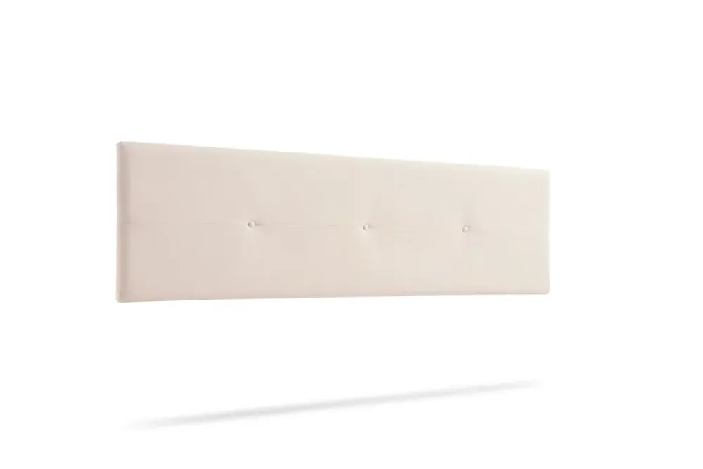 Moonia Tête de Lit Tapisée NAPOLI Aqualine 160x50x5 cm - Beige -* Tête De Lit