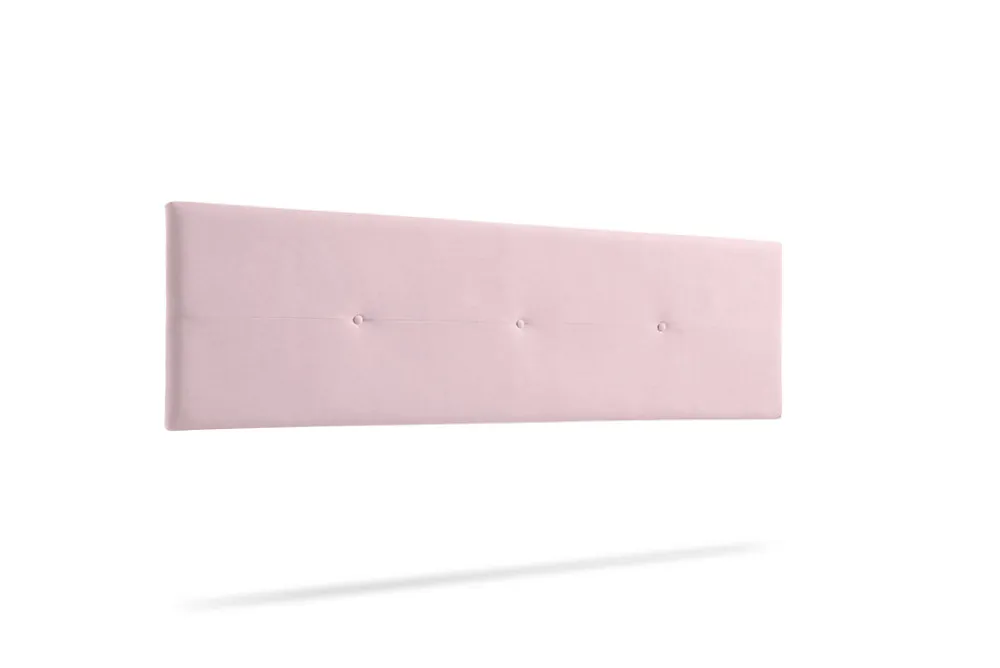 Tête de Lit Tapisée NAPOLI Aqualine 160x50x5 cm - Rose Clair ->Moonia Discount