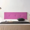 Moonia Tête de Lit Tapisée NAPOLI Aqualine 100x50x5 cm - Fuchsia -* Tête De Lit