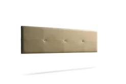 Tête de Lit Tapisée NAPOLI Simili cuir 145x50x5 cm - Or -><noscript><img width=
