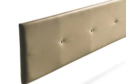 Tête de Lit Tapisée NAPOLI Simili cuir 145x50x5 cm - Or -><noscript><img width=