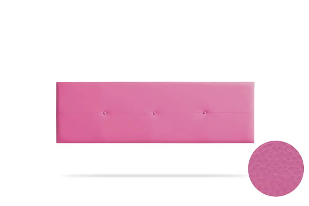 Tête de Lit Tapisée NAPOLI Simili cuir 115x50x5 cm - Rose ->Moonia Sale