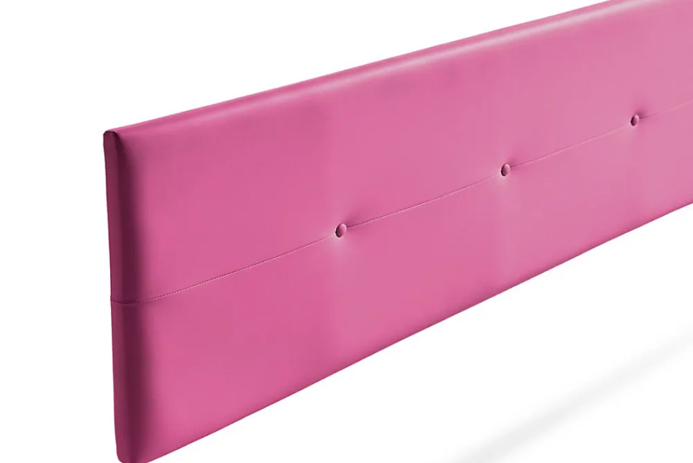 Tête de Lit Tapisée NAPOLI Simili cuir 115x50x5 cm - Rose ->Moonia Sale
