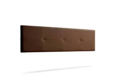 Tête de Lit Tapisée NAPOLI Simili cuir 115x50x5 cm - Marron -><noscript><img width=
