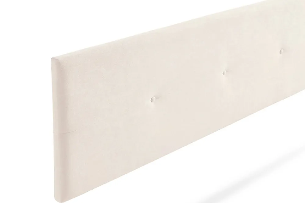 Tête de Lit Tapisée NAPOLI Aqualine 90x50x5 cm - Beige ->Moonia Best