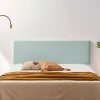 Moonia Tête de Lit Tapisée NOVA Aqualine 90x50x5 cm - Vert Aqua -* Tête De Lit