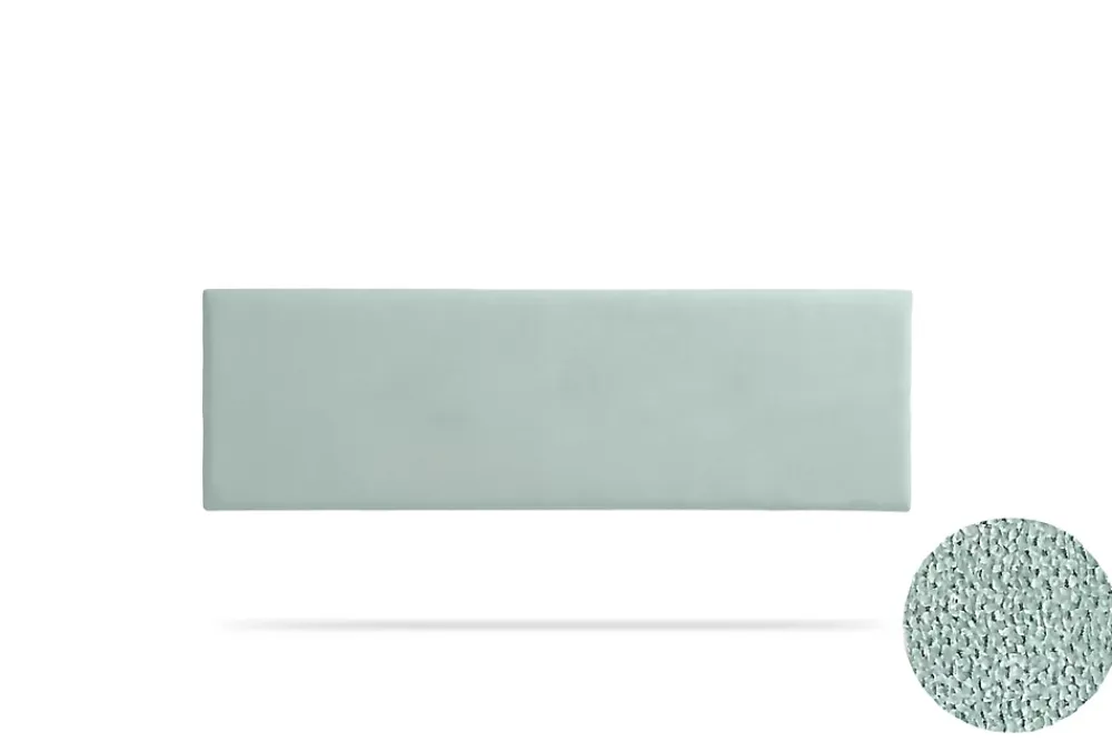 Moonia Tête de Lit Tapisée NOVA Aqualine 90x50x5 cm - Vert Aqua -* Tête De Lit