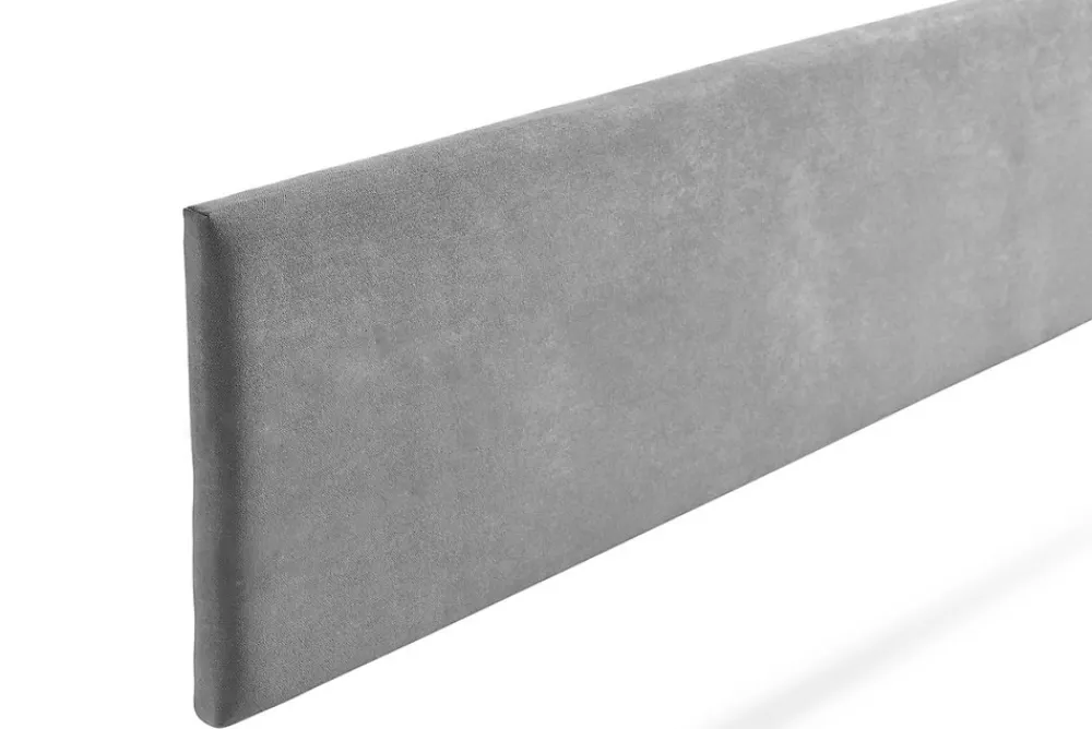 Tête de Lit Tapisée NOVA Aqualine 90x50x5 cm - Gris Clair ->Moonia Clearance