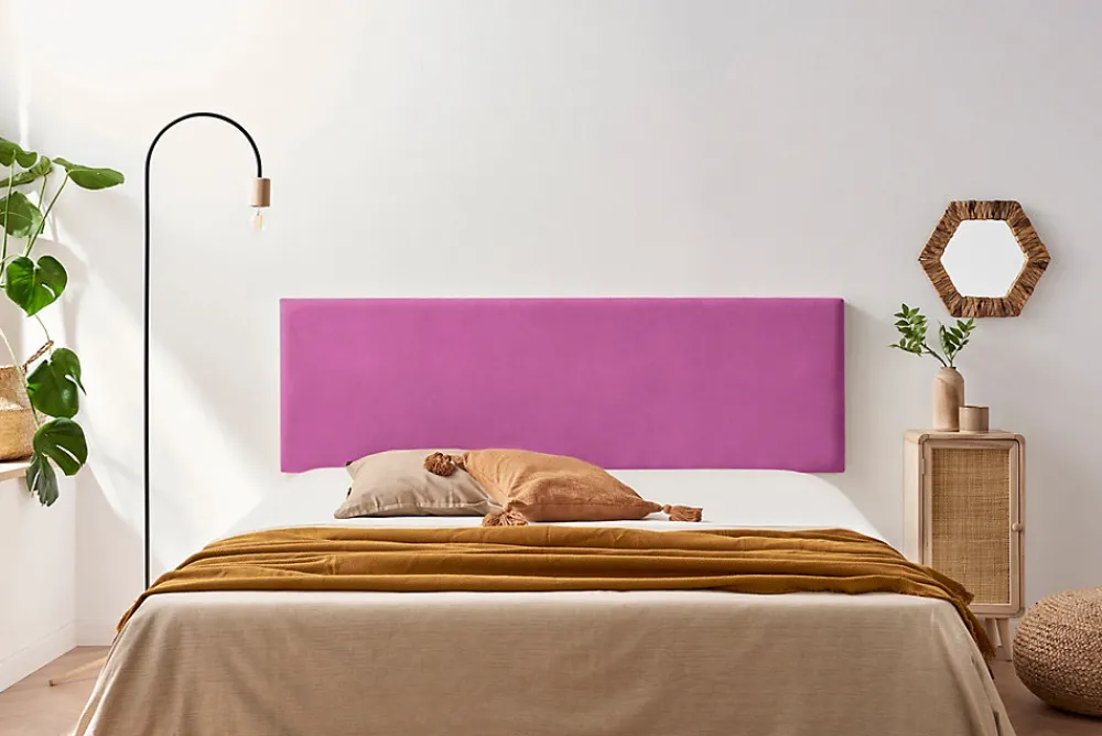 Tête de Lit Tapisée NOVA Aqualine 160x50x5 cm - Fuchsia ->Moonia Sale
