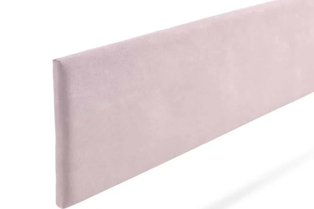 Moonia Tête de Lit Tapisée NOVA Aqualine 160x50x5 cm - Rose Clair -* Tête De Lit