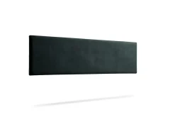 Moonia Tête de Lit Tapisée NOVA Aqualine 130x50x5 cm - Noir -* Tête De Lit