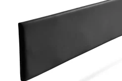 Moonia Tête de Lit Tapisée NOVA Simili cuir 160x50x5 cm - Noir -* Tête De Lit