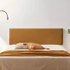 Moonia Tête de Lit Tapisée NOVA Simili cuir 170x50x5 cm - Marron Clair -* Tête De Lit