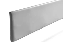 Moonia Tête de Lit Tapisée NOVA Simili cuir 170x50x5 cm - Argent -* Tête De Lit