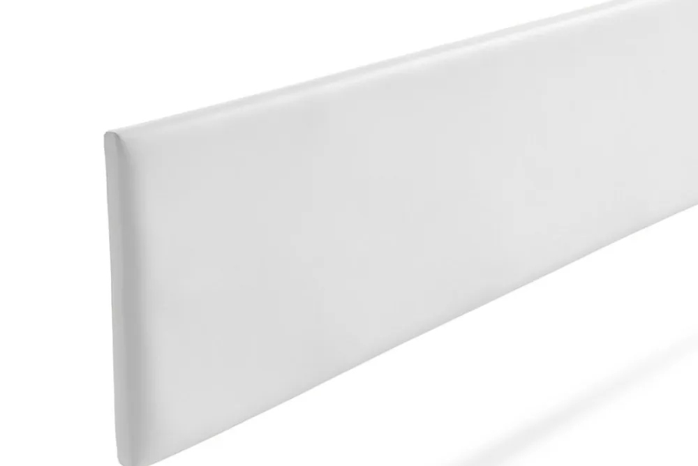 Tête de Lit Tapisée NOVA Simili cuir 160x50x5 cm - Blanc ->Moonia Outlet