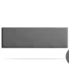 Tête de Lit Tapisée NOVA Simili cuir 160x50x5 cm - Gris Foncé ->Moonia Best