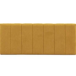 Vs Venta-Stock Tête de lit tapissée Creta 150x60 cm Couleur Moutarde, 8 cm d'épaisseur* Tête De Lit
