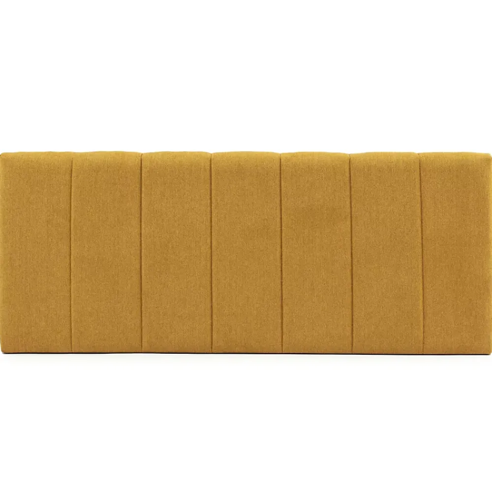 Vs Venta-Stock Tête de lit tapissée Creta 150x60 cm Couleur Moutarde, 8 cm d'épaisseur* Tête De Lit