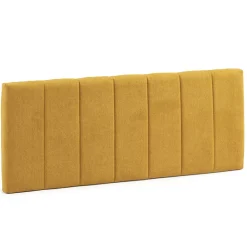 Vs Venta-Stock Tête de lit tapissée Creta 150x60 cm Couleur Moutarde, 8 cm d'épaisseur* Tête De Lit