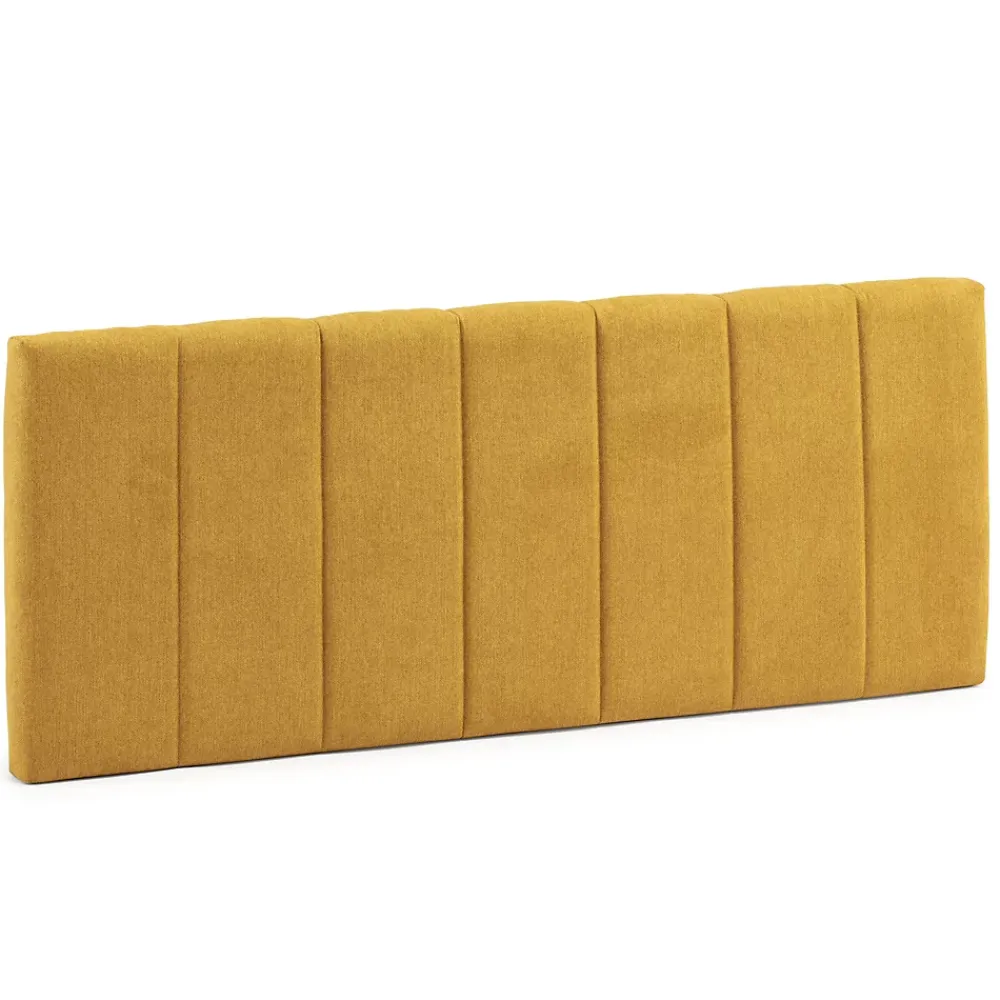 Vs Venta-Stock Tête de lit tapissée Creta 150x60 cm Couleur Moutarde, 8 cm d'épaisseur* Tête De Lit