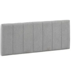 Tête de lit tapissée Creta 160x60 cm Couleur Gris, 8 cm d'épaisseur>Vs Venta-Stock New